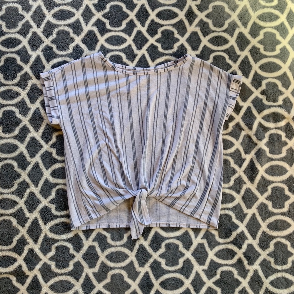 Tie front tshirt top